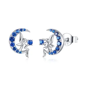 (imagem para) Pandora Style Moon Elf Stud Earrings - BSE376
