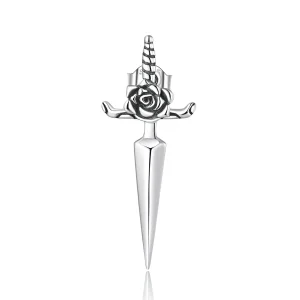 (imagem para) Pandora Style Rose Dagger Stud Earrings - SCE1349