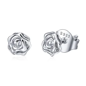 (imagem para) Pandora Style Rose Story Stud Earrings - BSE012