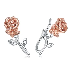 (imagem para) Pandora Style Rose Stud Earrings - BSE682