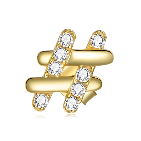 (imagem para) Pandora Style Secret Symbol - # Stud Earrings - SCE1071