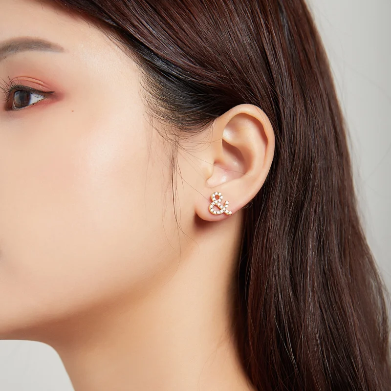 (imagem para) Pandora Style Secret Symbol - & Stud Earrings - SCE1072 - Visualizar 3