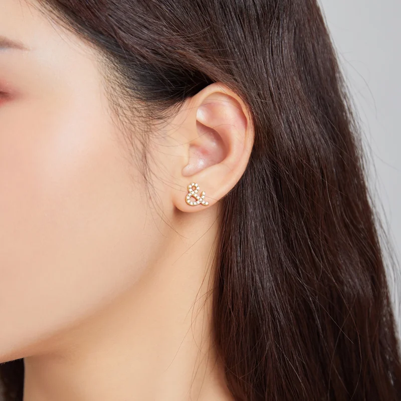 (imagem para) Pandora Style Secret Symbol - & Stud Earrings - SCE1072 - Visualizar 5