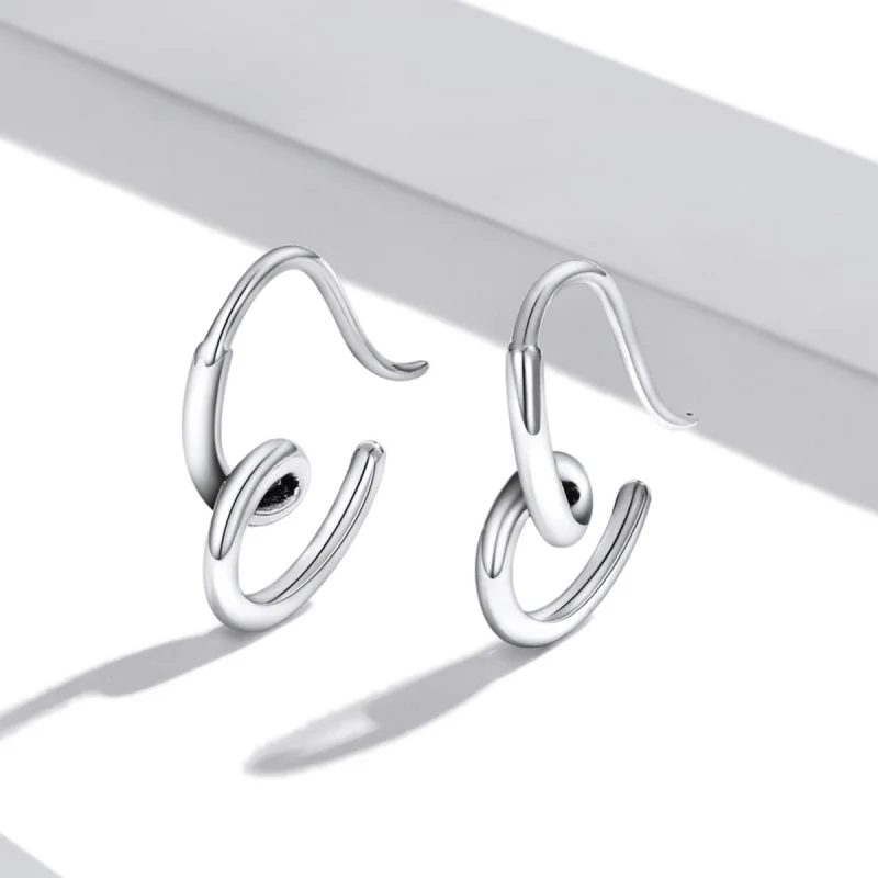 (imagem para) Pandora Style Simple Love Stud Earrings - SCE1333 - Visualizar 2