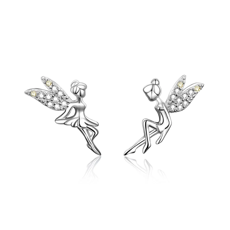(imagem para) Pandora Style Spring Spirit Stud Earrings - BSE046 - Visualizar 5