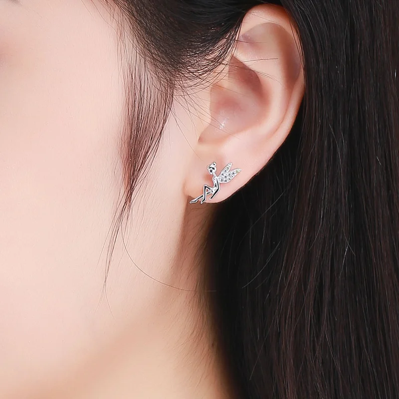 (imagem para) Pandora Style Spring Spirit Stud Earrings - BSE046 - Visualizar 6