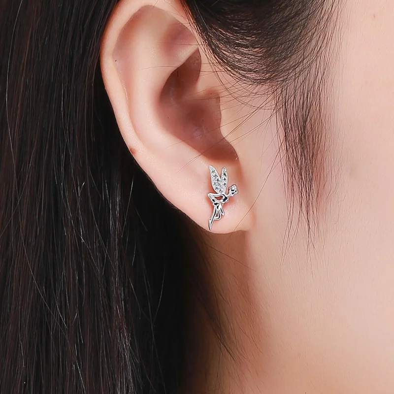 (imagem para) Pandora Style Spring Spirit Stud Earrings - BSE046 - Visualizar 7