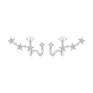 (imagem para) Pandora Style Star Stud Earrings - BSE700