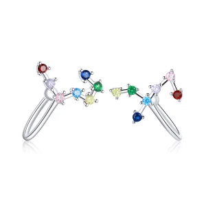 (imagem para) Pandora Style Star Track Stud Earrings - BSE457