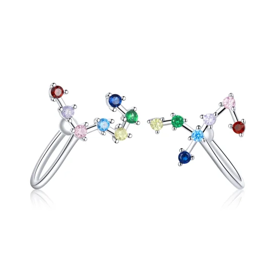 (imagem para) Pandora Style Star Track Stud Earrings - BSE457