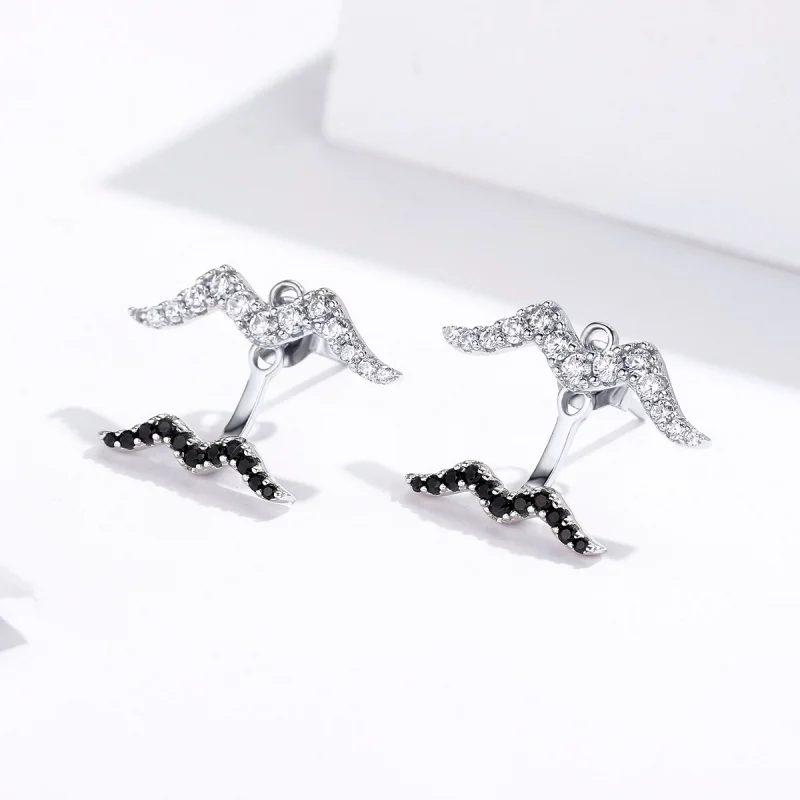 (imagem para) Pandora Style Summer Leisurely Stud Earrings - SCE699 - Visualizar 2