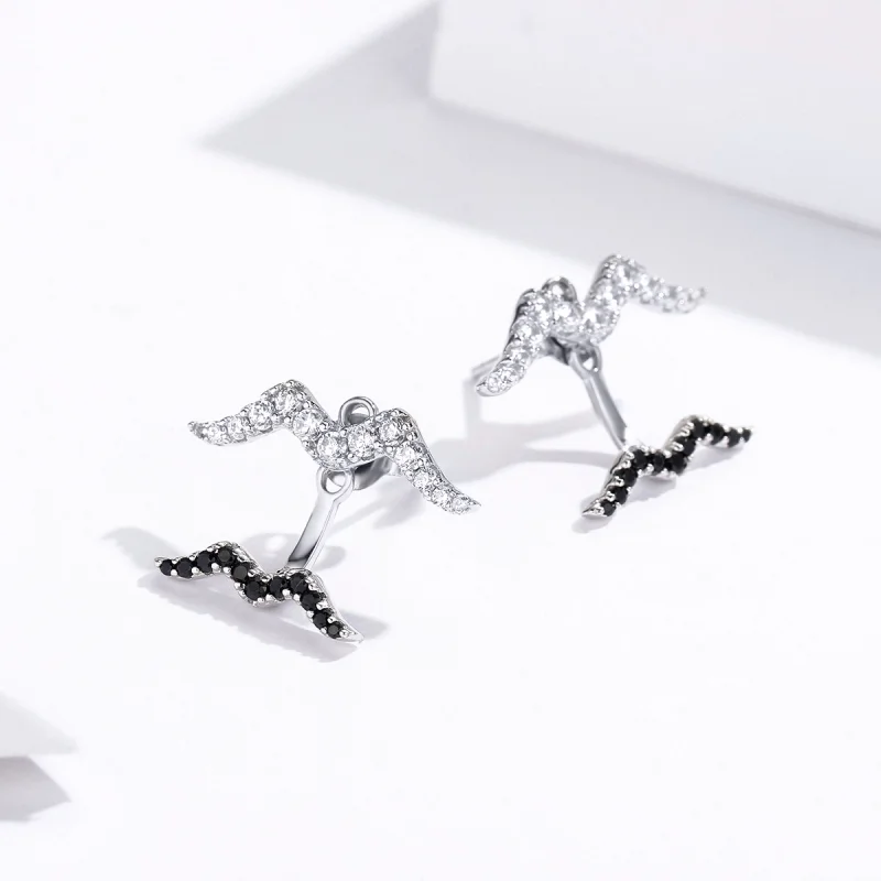(imagem para) Pandora Style Summer Leisurely Stud Earrings - SCE699 - Visualizar 3