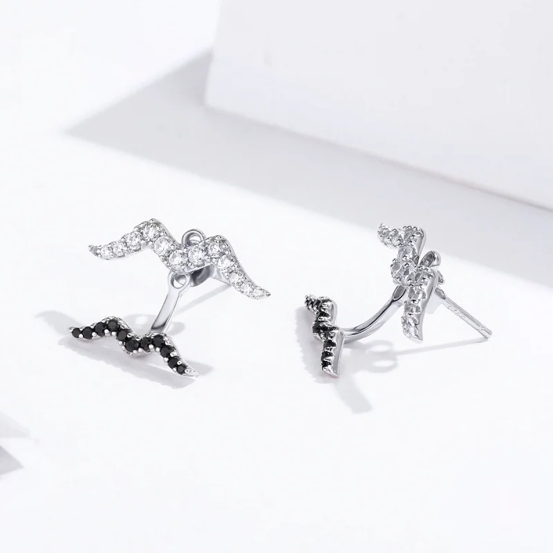 (imagem para) Pandora Style Summer Leisurely Stud Earrings - SCE699 - Visualizar 4