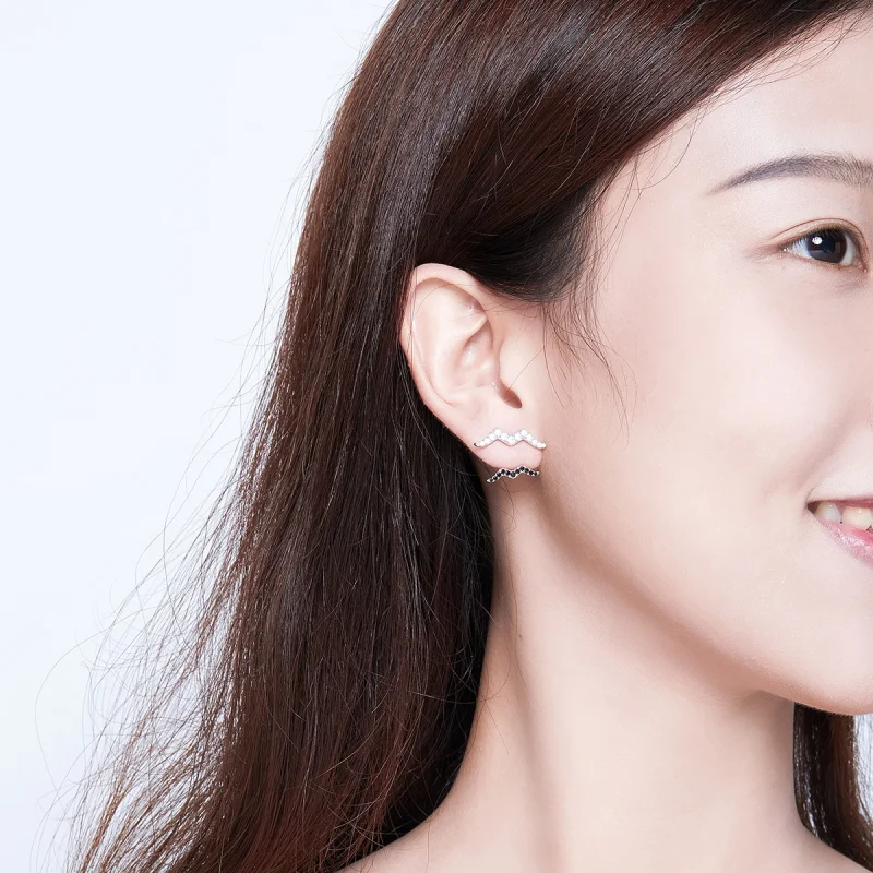 (imagem para) Pandora Style Summer Leisurely Stud Earrings - SCE699 - Visualizar 5