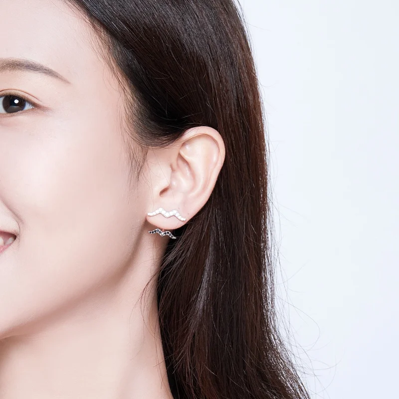 (imagem para) Pandora Style Summer Leisurely Stud Earrings - SCE699 - Visualizar 6