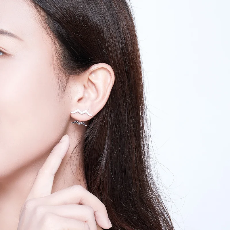 (imagem para) Pandora Style Summer Leisurely Stud Earrings - SCE699 - Visualizar 7