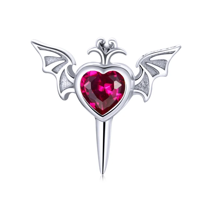 (imagem para) Pandora Style Wings Love Stud Earrings - SCE1179