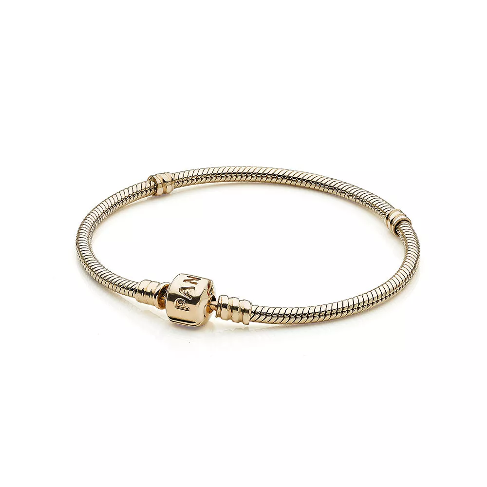 Moments Dourada Fecho Pulseira PANDORA - 550702