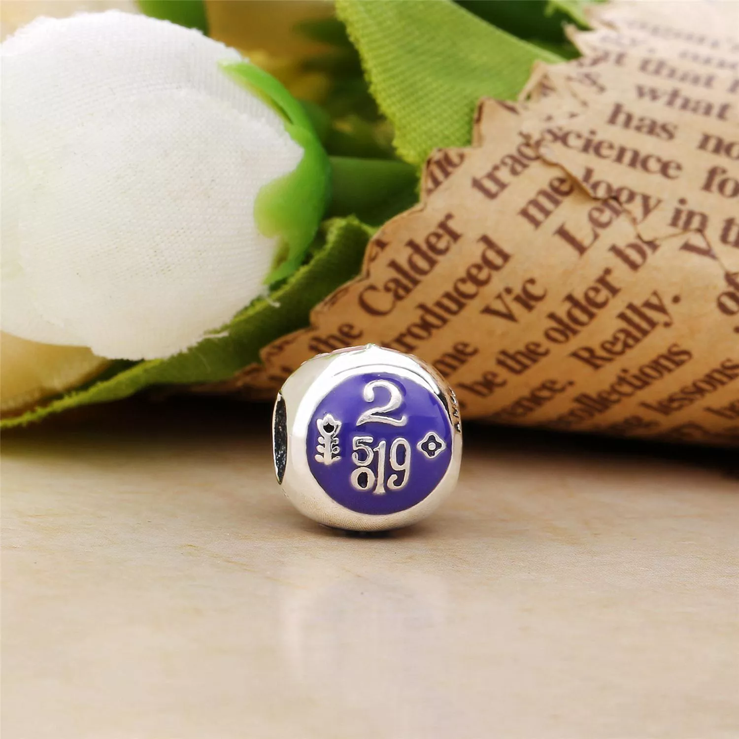 Charm berloques Pandora de prata é um mundo pequeno