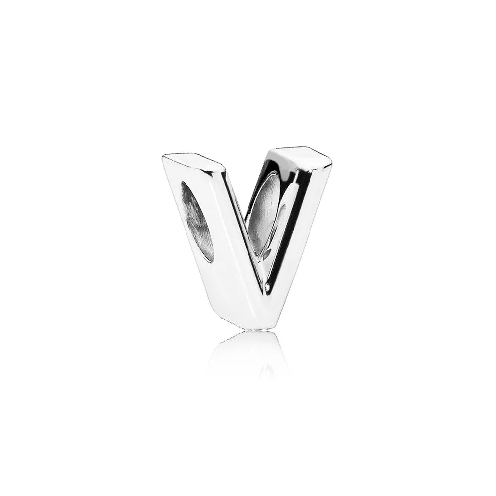 Charm berloques PANDORA Letra V - 797476