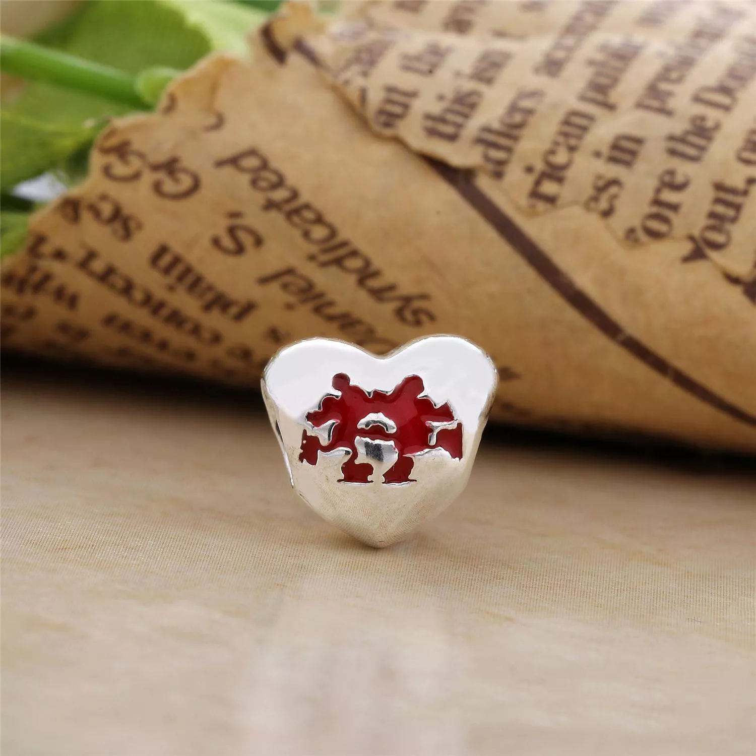 Charm Pandora de prata Disney, Dança Mickey e Minnie