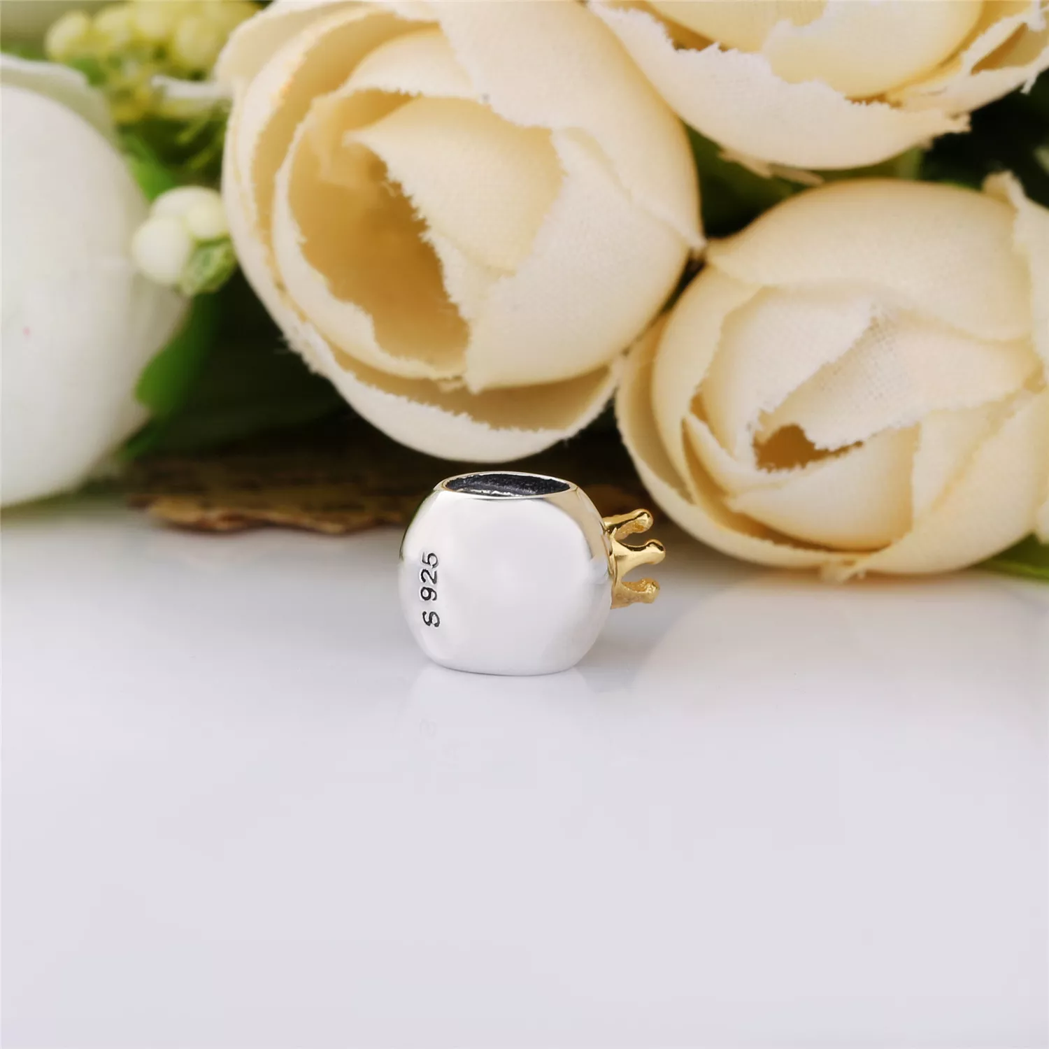 Charm PANDORA de Prata e Ouro Coroa do Rei - 790122