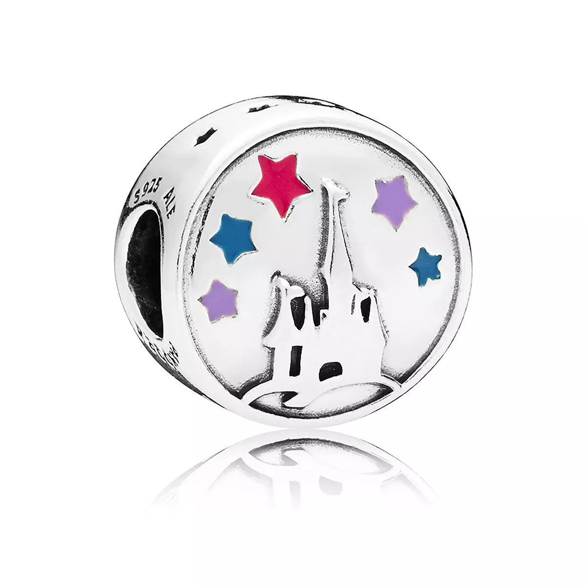 Charm Pandora de prata Mickey Mouse e amigos "1ª visita"