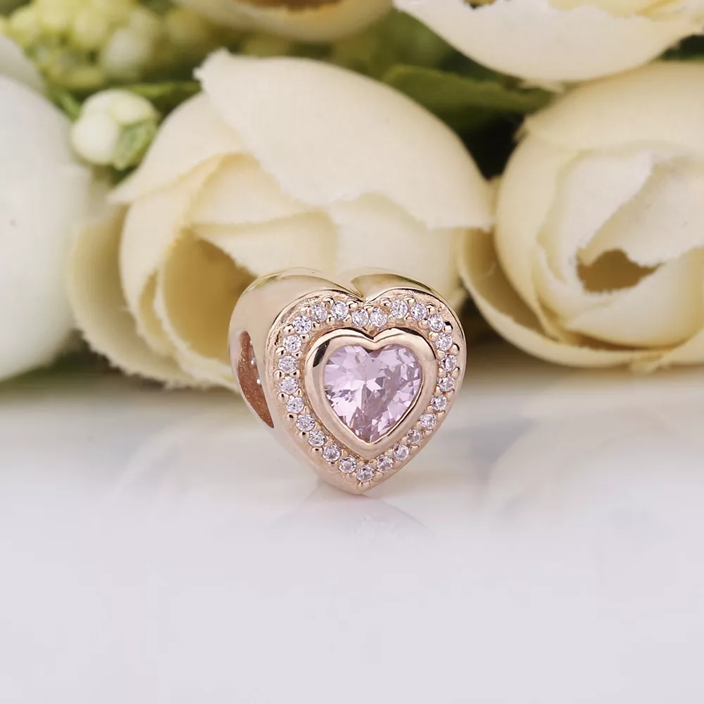 Charm PANDORA Rose™ Amor Brilhante - 787608NPM