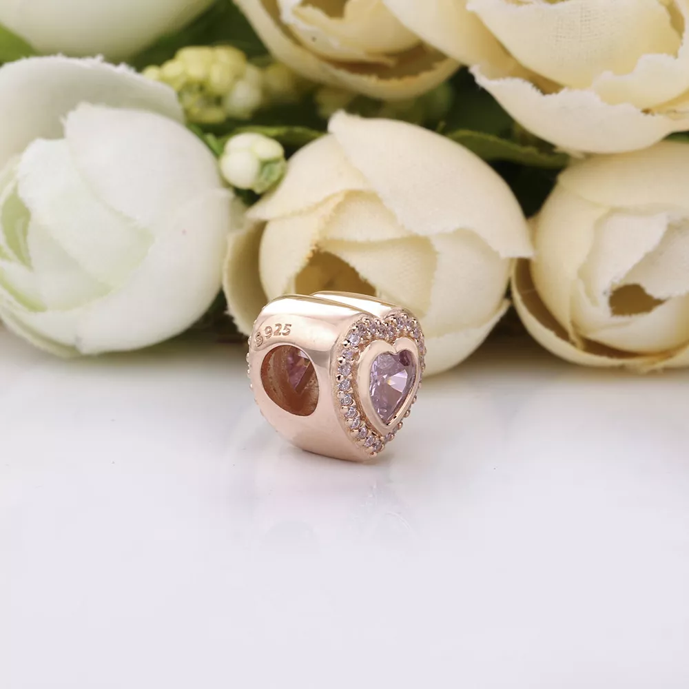 Charm PANDORA Rose™ Amor Brilhante - 787608NPM