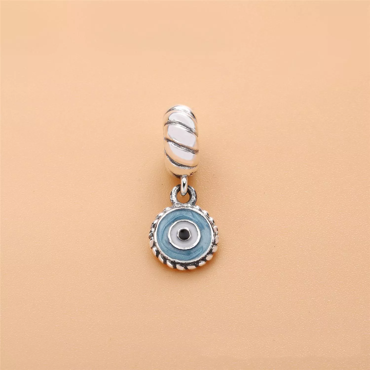 Charm PANDORA de Prata Esmaltado Olho Grego - 790529EB