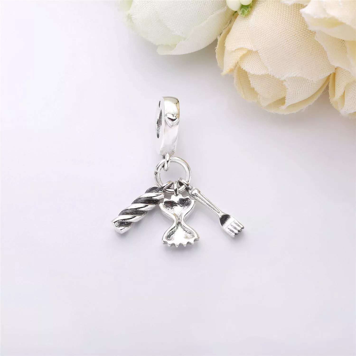 Pingente PANDORA Amo Macarronada - 797435