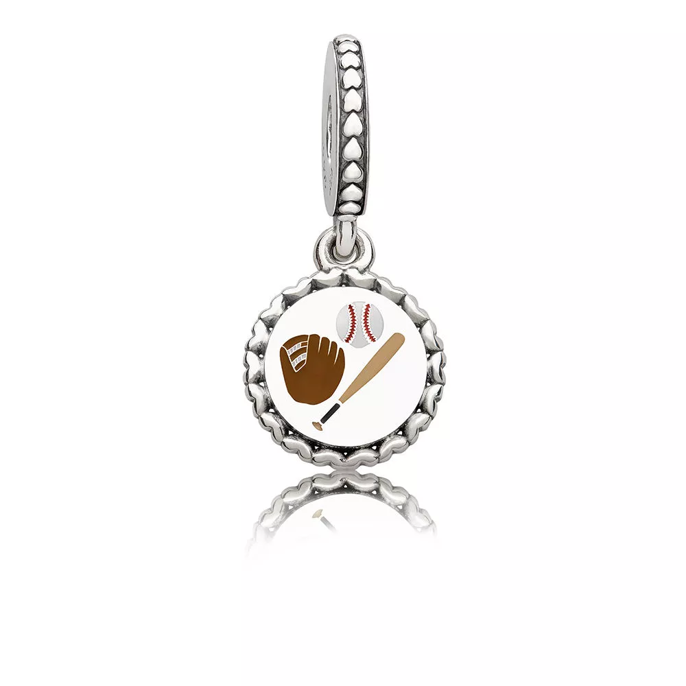 Pingente Pandora de prata Beisebol