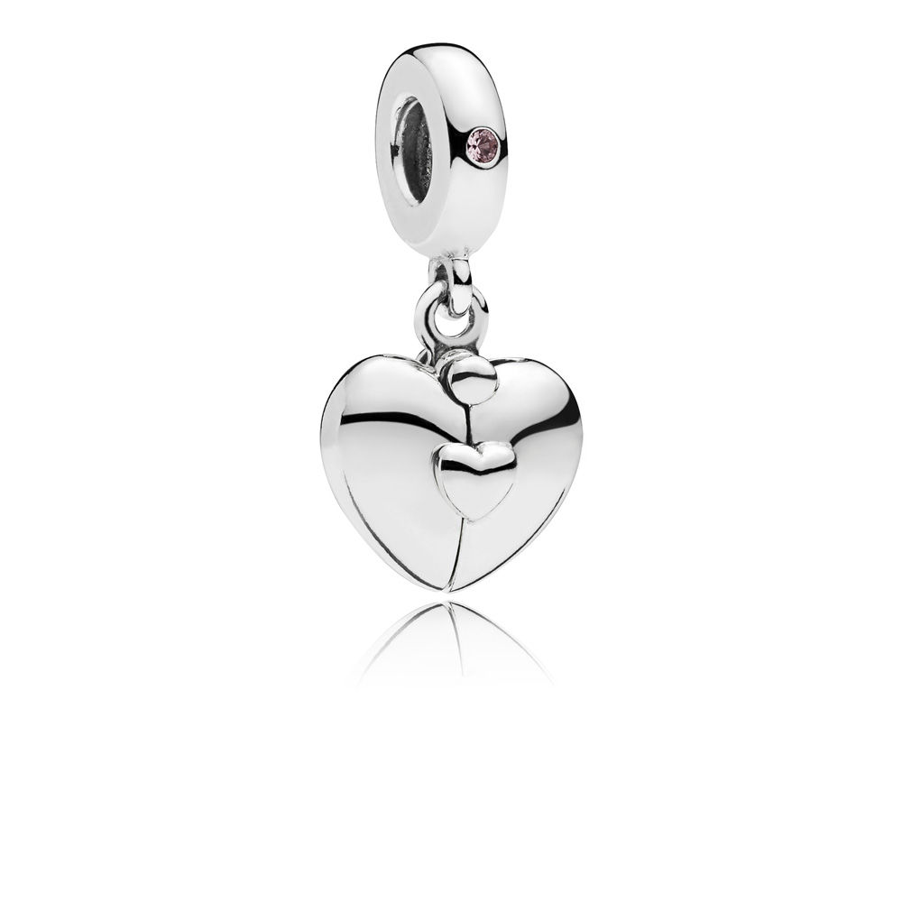 pingente pandora guardado no coração 797615en130