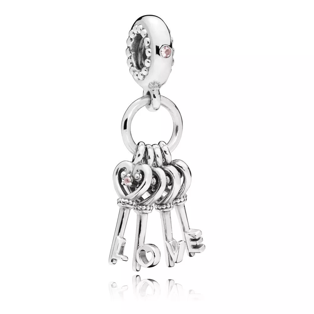 Pingente PANDORA Chaves do Amor - 797654NPMMX