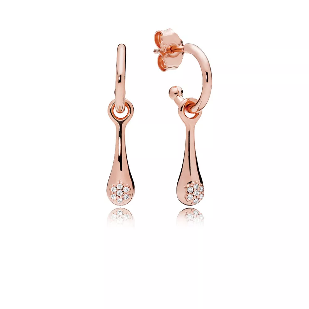 brincos pandora de pandora rose moderno lovepods