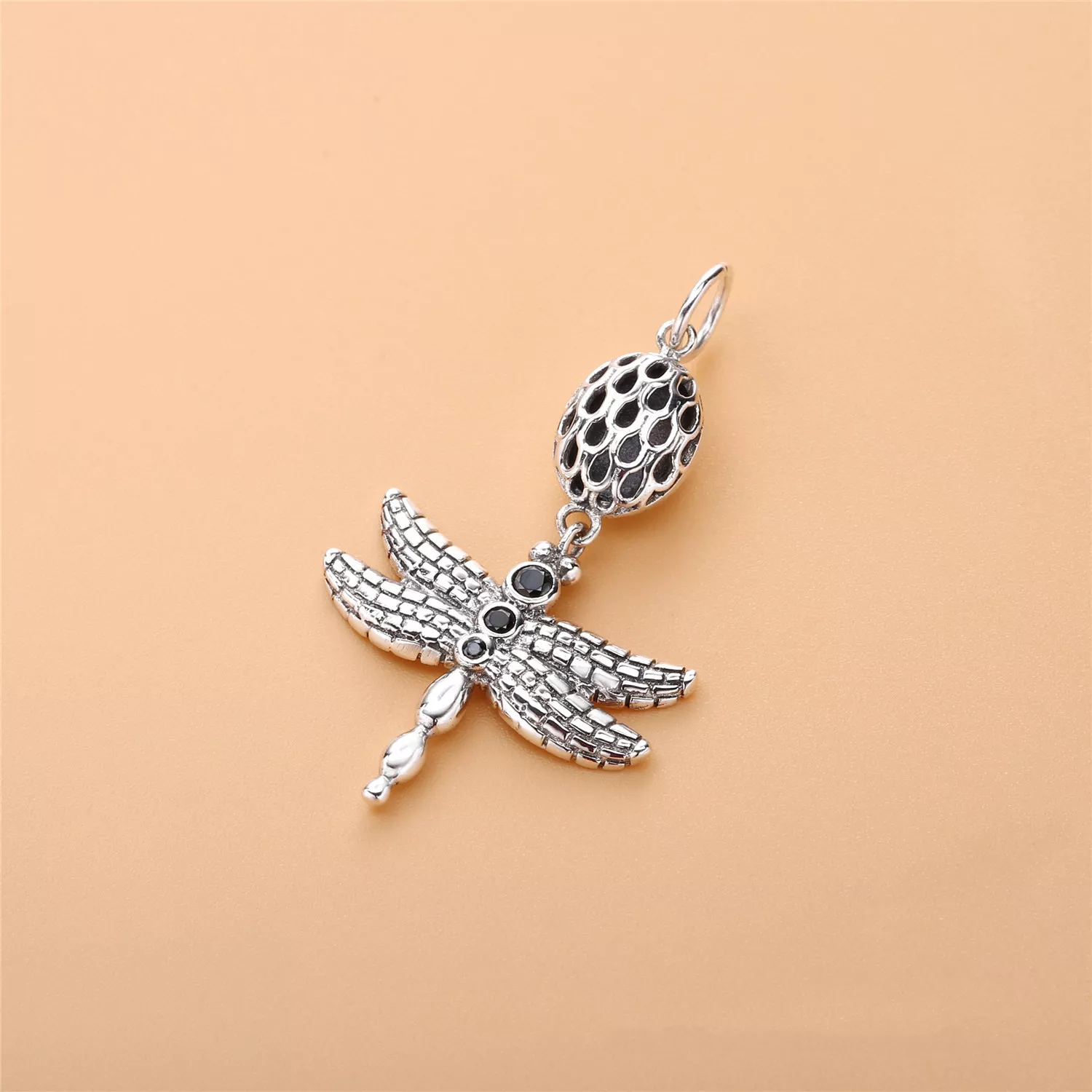 Pendente PANDORA Prata e Ouro Libélula - 390336CZK