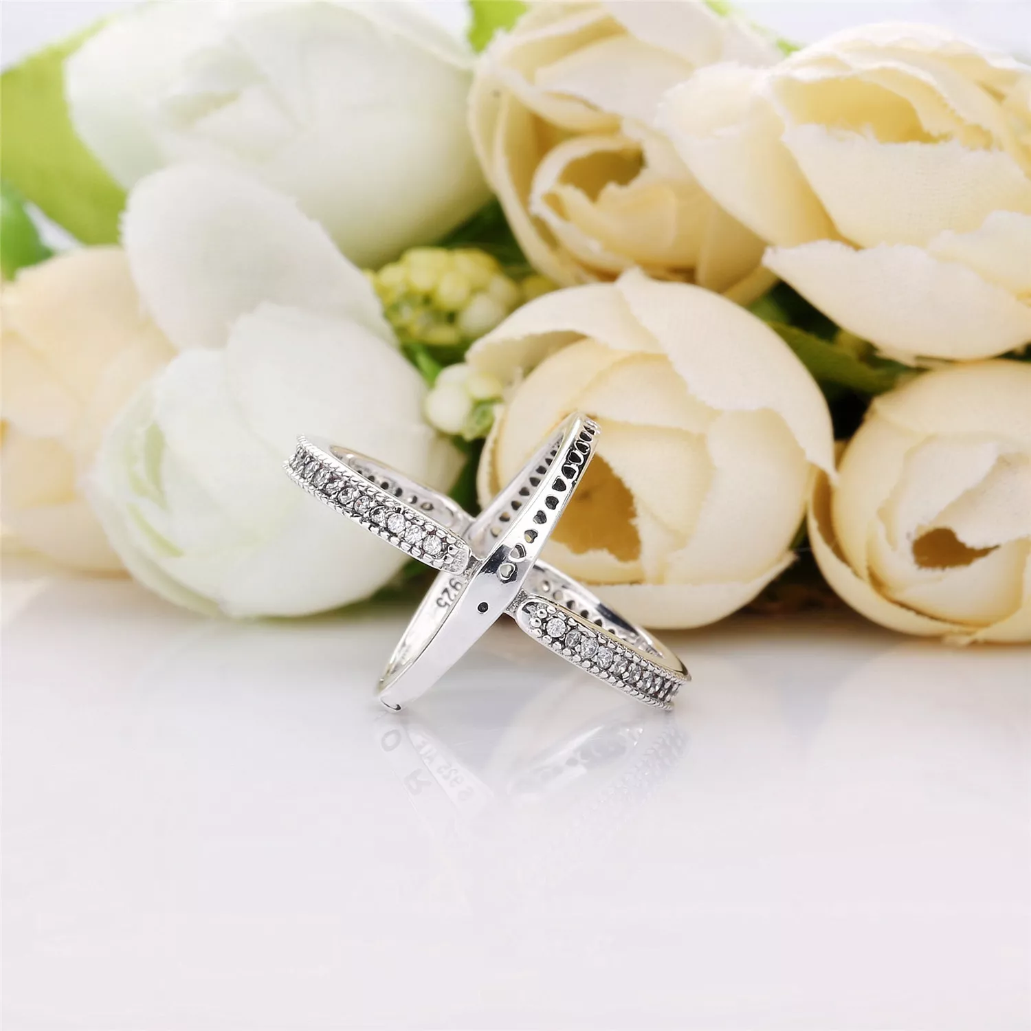 Anel para Sempre PANDORA Signature - 197404CZ