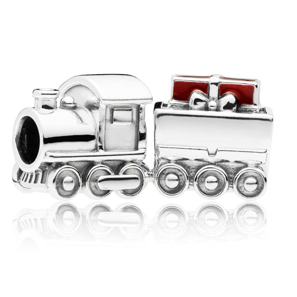 charm berloques pandora trenzinho de natal