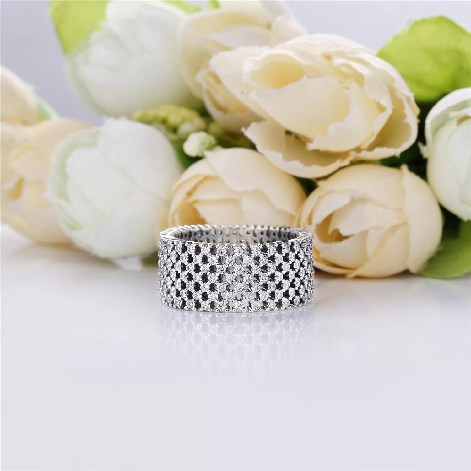 Anel PANDORA Deslumbrante Xadrez - 197695CZ