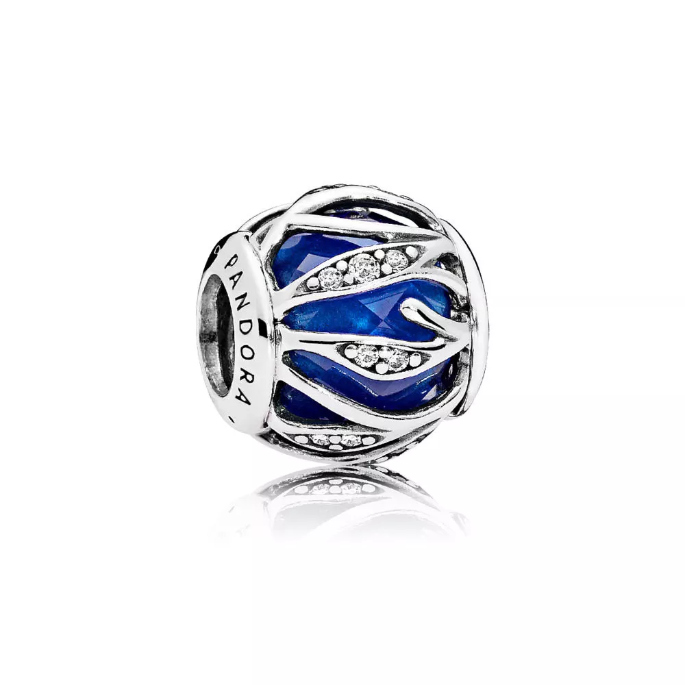Charm PANDORA Petit Facetado Azul Brilho da Natureza - 791969NCB