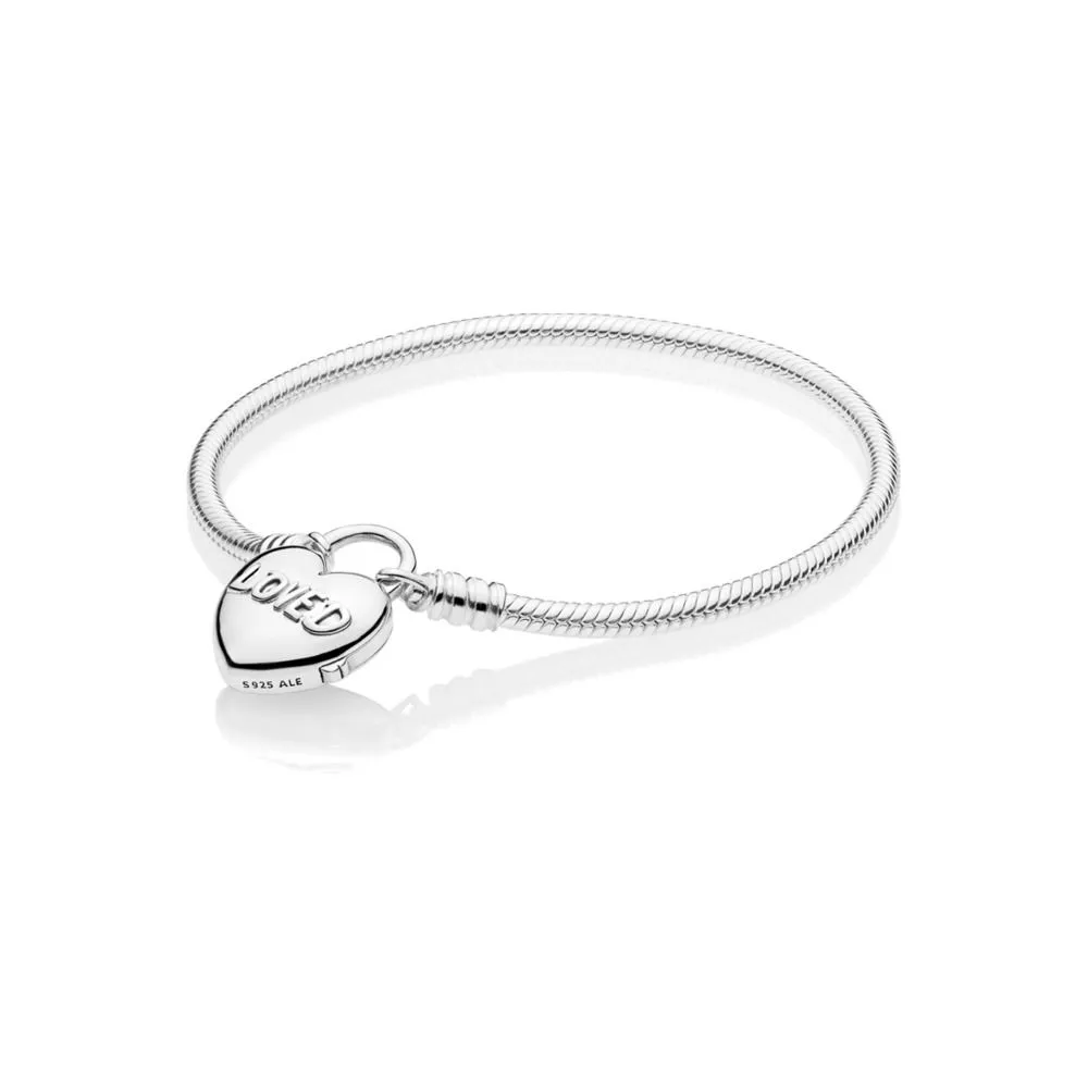 Pulseira PANDORA com fecho cadeado Loved
