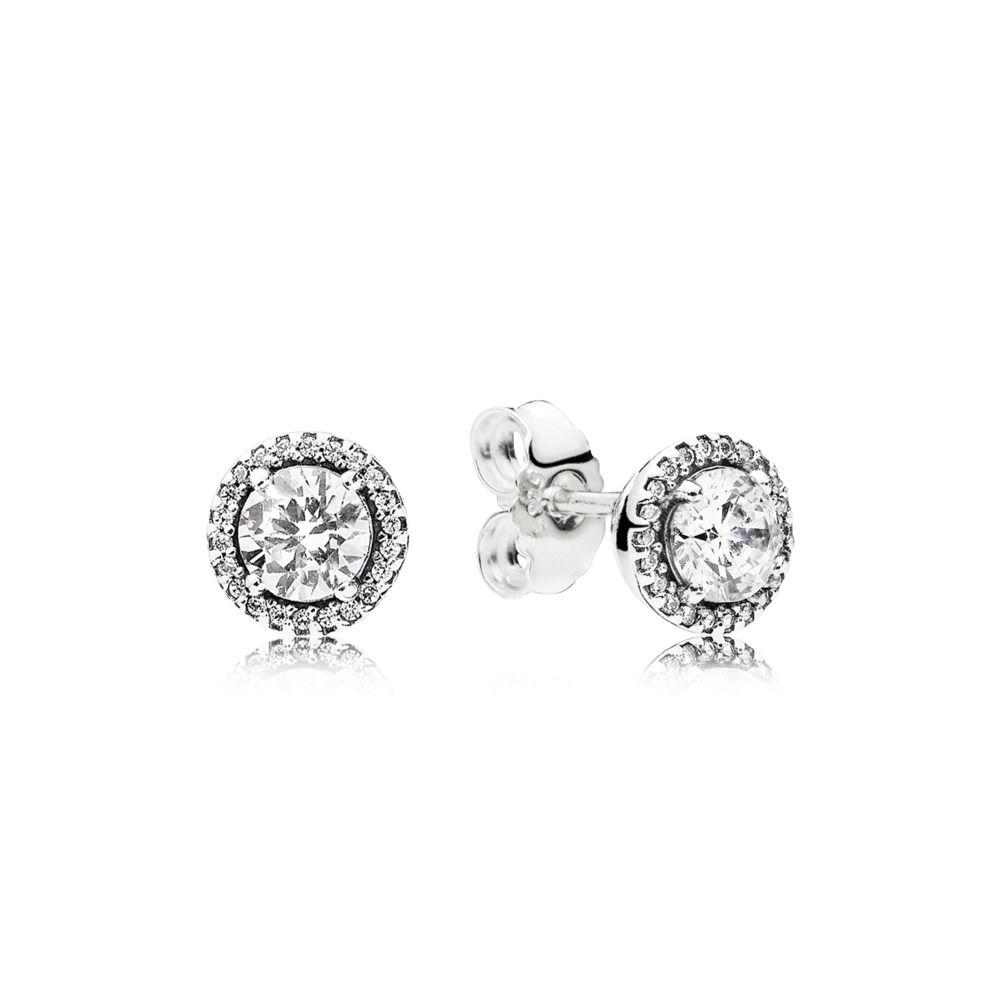 brinco pandora beleza clássica 296272cz