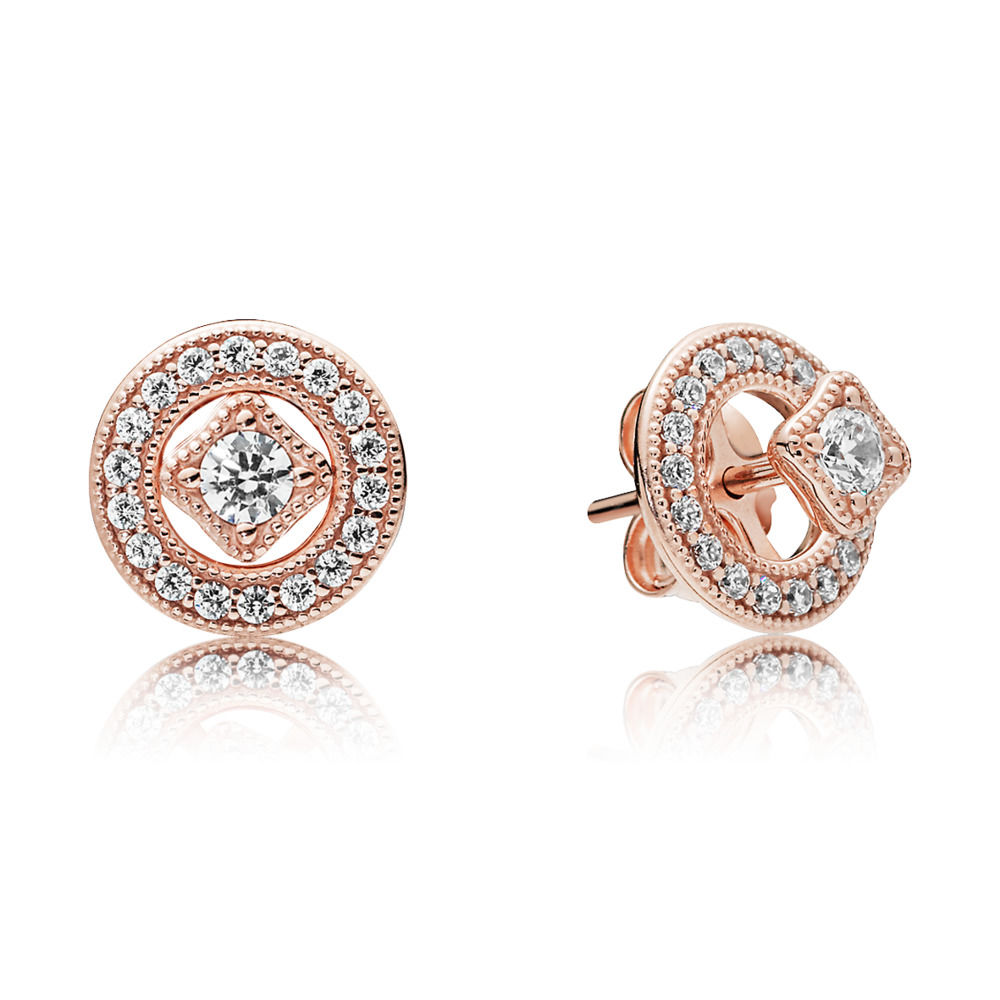 brinco pandora rose encanto vintage 280721cz
