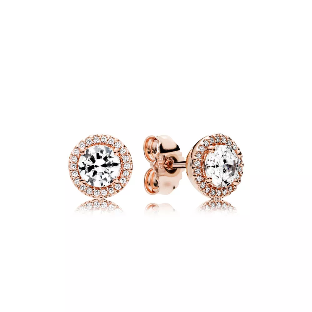 Brinco PANDORA ROSETM Beleza Clássica - 286272CZ