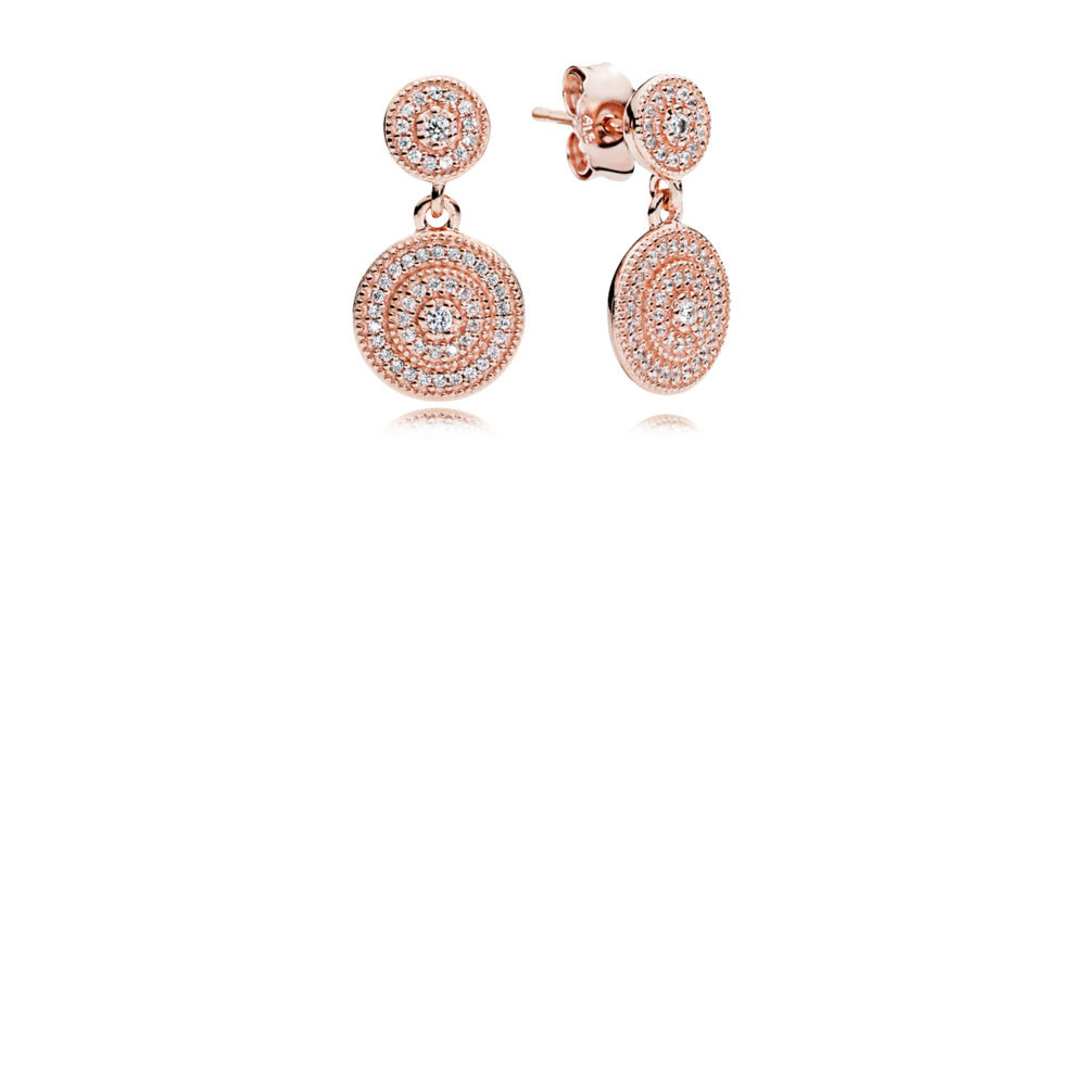 brinco pandoras rose elegante pólen 280688cz