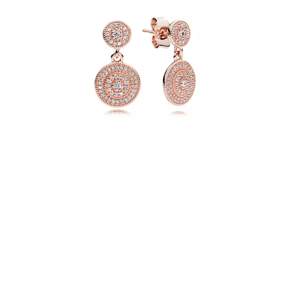 brinco pandoras rose elegante pólen 280688cz