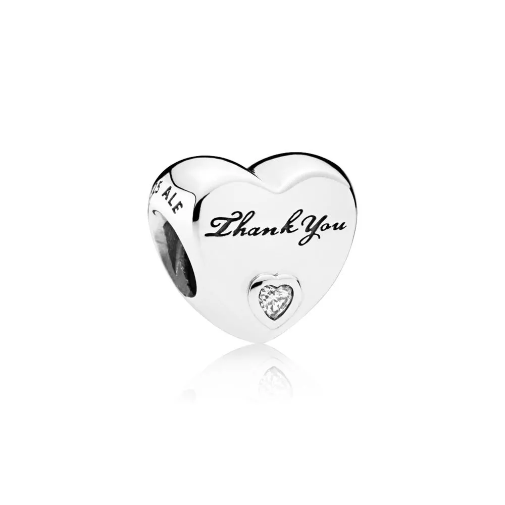 Charm PANDORA "Obrigado" - 792096CZ