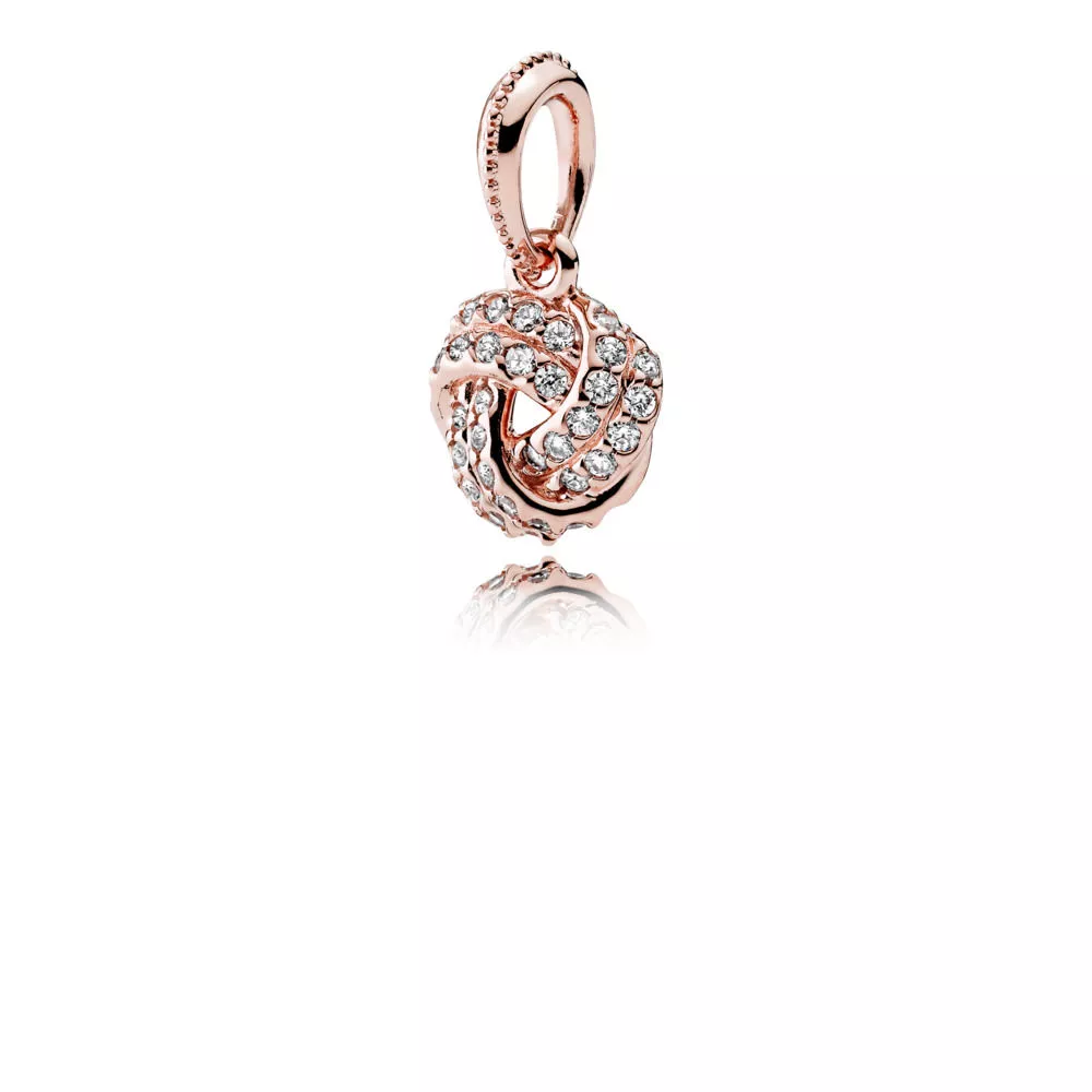 charm pendente pandora rose nó do amor 380385cz