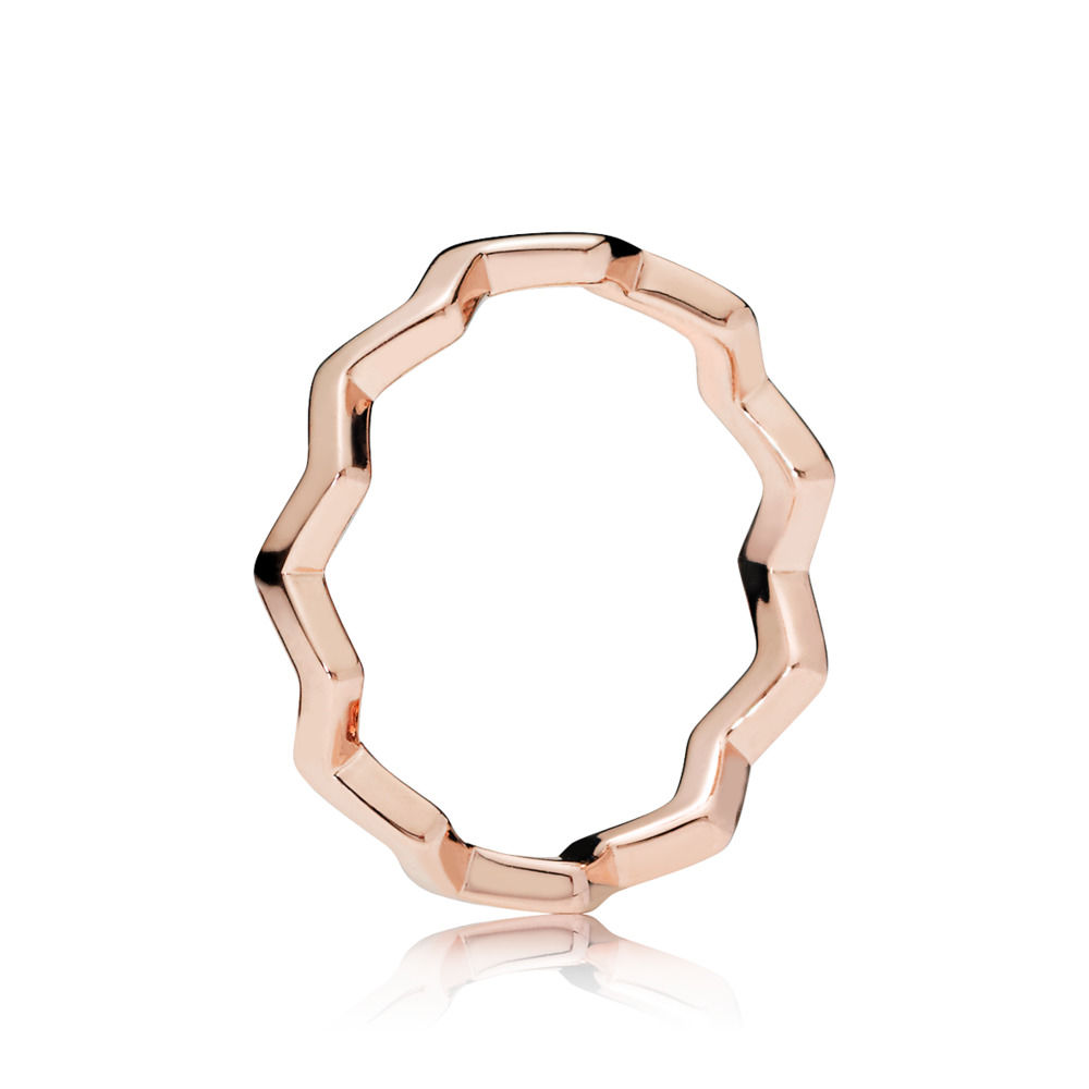 pandora zig zag anel rose