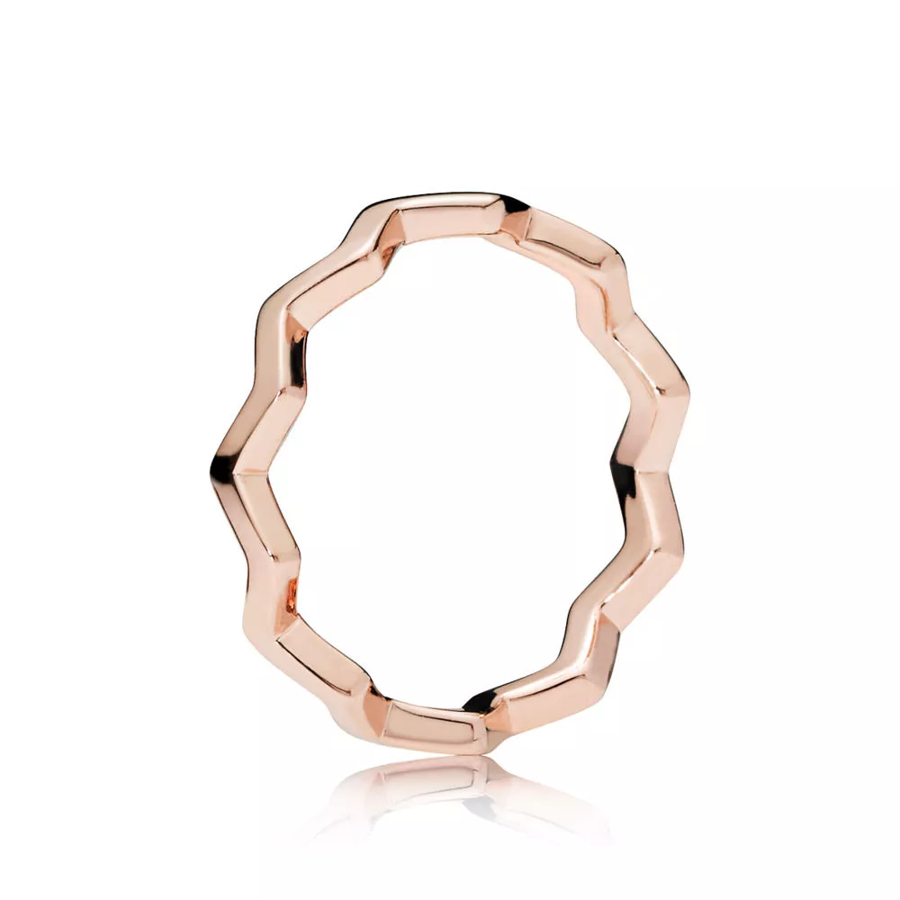 pandora zig zag anel rose